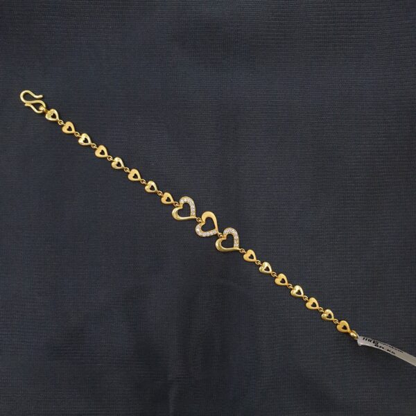 Heartfelt Harmony Gold Bracelet